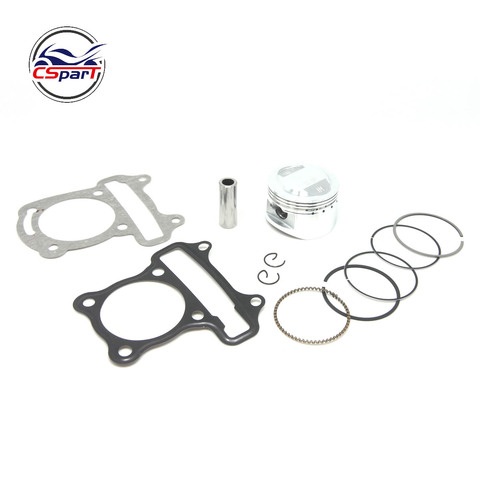 Rendimiento 52mm Anillos de pistón Kit de junta GY6 50CC a 120CC Jonway Sunny Keeway Taotao Roketa JCL 139qmb piezas de Scooter ► Foto 1/4