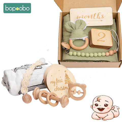 Bopoobp hito de bebé de juguete | De dibujos animados de animales Bunny Fox Cactus elefante Multi-función caja de Baby Shower chico regalo de nacimiento ► Foto 1/6