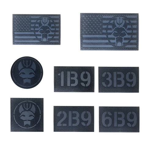 3d equipo SEAL/DEVGRU Ir parches militares de estilo táctico de pvc reflectante EE. UU. Parches de bandera nacional insignias ► Foto 1/6