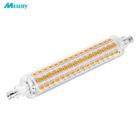 Bombilla LED Base R7S J118 de 118MM, Bombilla de mazorca de maíz 3014 SMD, reemplazo de bombilla halógena de 10W, lámpara de ahorro de energía AC220V, Blanco cálido ► Foto 1/6