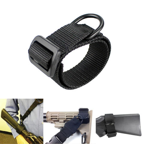 Heavy Duty Tactical ButtStock Sling adaptador Universal para escopeta Rifle montaje ► Foto 1/6