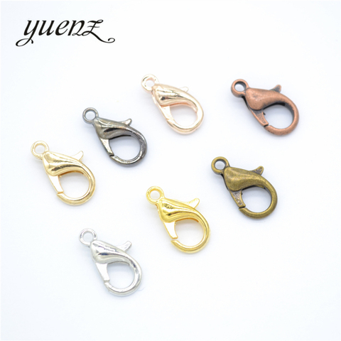 YuenZ-ganchos de broche de langosta de aleación chapados en 8 colores, 40 Uds., para collar y pulsera, cadena, accesorios de joyería DIY V107 ► Foto 1/6