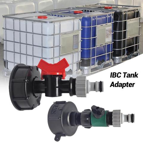 Adaptador de tanque IBC S60X6 de 3/4 pulgadas, reemplazo de válvula de Conector de rosca, ajuste de jardín, conector rápido de manguera, conectores de agua de jardín ► Foto 1/6