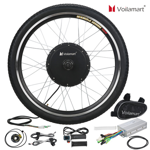 Voilamart-Kit de conversión de bicicleta eléctrica de 26 
