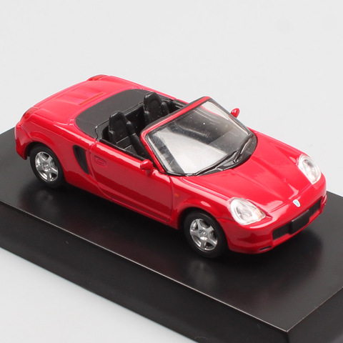 1:64 escala mini coche kyosho Toyota MR2 Spyder Diecasts y vehículos de juguete miniatura de juguete de modelo de coche réplicas de los niños coleccionable ► Foto 1/6