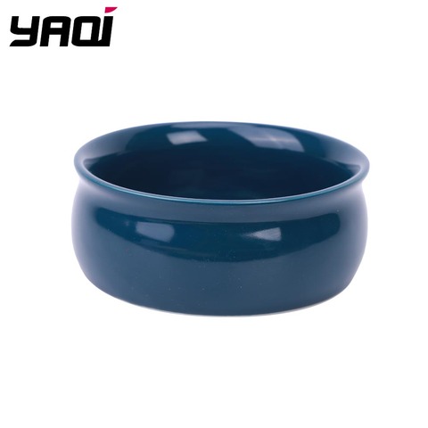 Yaqi-cuenco de cerámica de Color azul oscuro para hombre, brocha de afeitar ► Foto 1/6