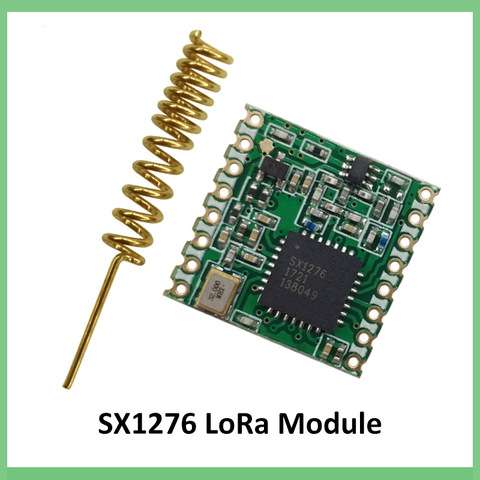 868MHz superbajo de potencia de RF LoRa SX1276 chip de larga distancia receptor de comunicaciones y el transmisor SPI IOT + antena ► Foto 1/6