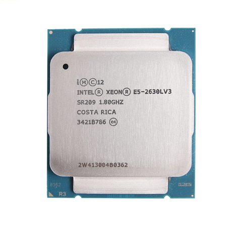 Intel Xeon E5 2630LV3 E5 2630L V3 procesador de 8 núcleos 1,80 GHZ 20MB 22nm LGA2011-3 CPU ► Foto 1/1
