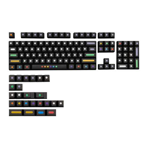 Juego de 128 teclas para teclado mecánico MX Switch, tapa de tecla de sublimación, perfil de cereza, PBT ► Foto 1/6