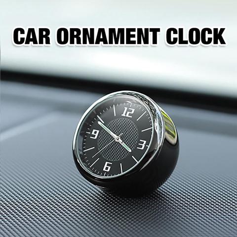 Adornos de reloj de coche, Miniclip de salida de ventilación de reloj automático, decoración para salpicadero automotriz, visualización de tiempo, reloj en accesorios de coche ► Foto 1/6