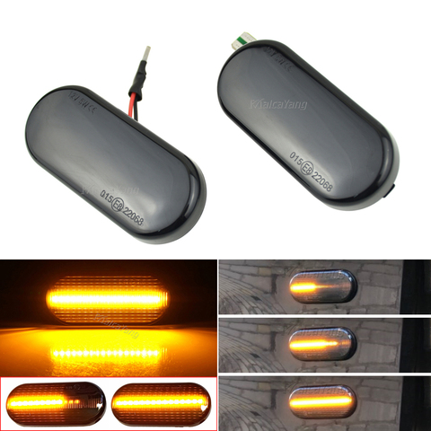 Luz Led intermitente secuencial para Ford c-max Fiesta Focus MK2 Fusion Galaxy, marcador lateral dinámico, 2 unidades ► Foto 1/6