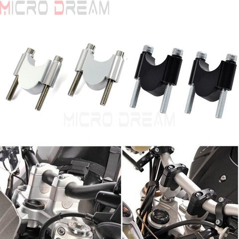 Kit de elevador de manillar de motocicleta CNC, abrazaderas de barra Universal de 7/8 