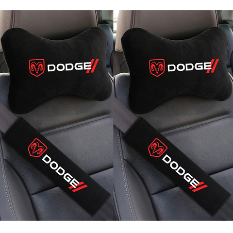 Accesorios de estilo automático para Dodge caliber ram, cargador de caravana, gran almohada de cuello para coche y cinturón de seguridad, almohadilla para correa de hombro ► Foto 1/6