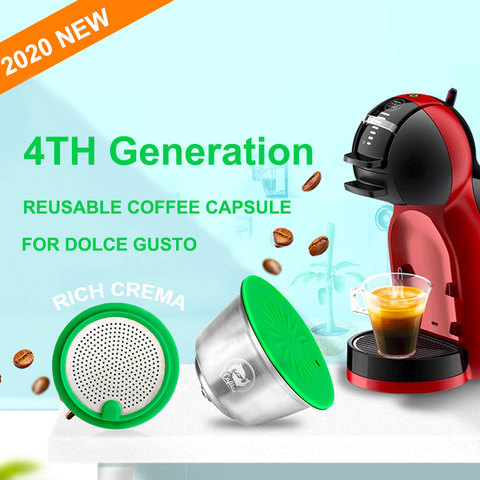 Cápsula de café reutilizable para Dolce Gusto Rich, cápsulas de Crema con filtro de café de acero inoxidable, taza de máquina de Espresso Nescafé ► Foto 1/6