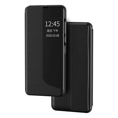 Funda de cuero de lujo para Huawei, funda abatible con ventana de visión inteligente, Original, a prueba de golpes, para Huawei Hawei P30 P20 Pro Lite P30Pro P30Lite ► Foto 1/6