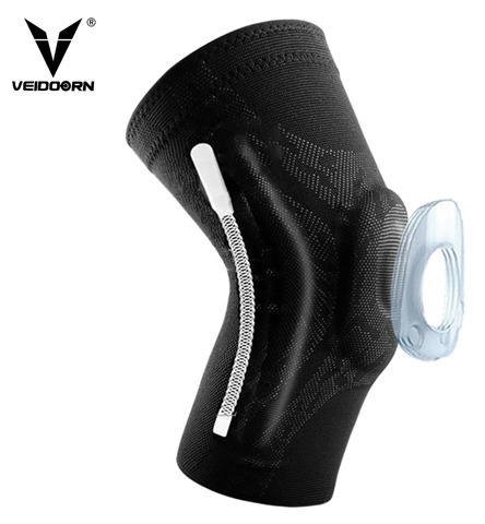 Veidoorn-rodillera protectora de silicona para rodilla para saltos, almohadilla de compresión para baloncesto, Running, 1 Uds. ► Foto 1/6