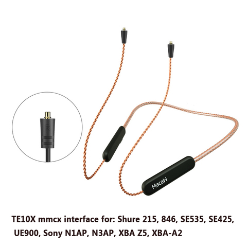 Cable de actualización Aptx ll, conector impermeable de cobre libre de oxígeno, Mmcx, 5,0mm, 2 pines, A2dc, Ie80 IM40, Bluetooth 0,78 ► Foto 1/6