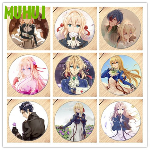 Envío Gratis Anime Violet Evergarden broche Pin Cosplay insignias para prendas de vestir Decoración Para mochila B023 ► Foto 1/5