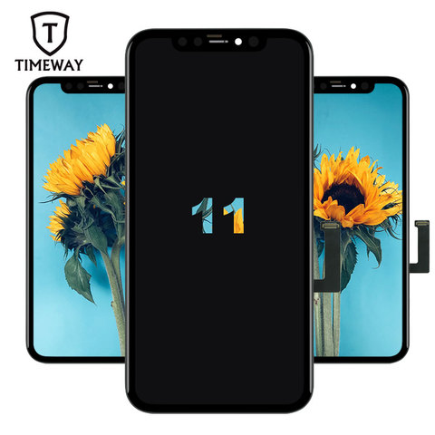 OEM-pantalla LCD para iPhone 11/Pro Max 100% con digitalizador 3D Truetone, repuesto de pantalla táctil ► Foto 1/6