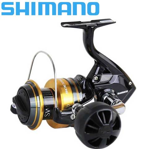 SHIMANO-carrete giratorio de agua salada SW 5000-10000, 4 + 1BB, de aluminio, 10-12kg de potencia, engranaje HAGANE, pesca en el mar ► Foto 1/6