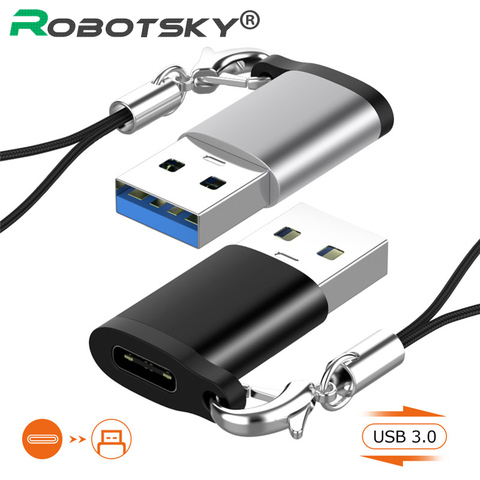 Adaptador USB tipo C OTG hembra a USB 3,0 macho, convertidor USB-C Cable de sincronización de datos de carga tipo C para portátil, Samsung, Xiaomi, Macbook ► Foto 1/6