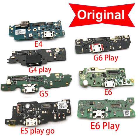 Puerto de carga USB flexible para Motorola, Cable flexible para Motorola Moto G4 G5 G6 Play G3 X4 E5 E6 Play E3, puerto de conector de carga Flex ► Foto 1/5