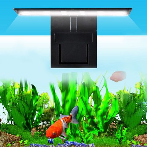 12 luces LED para acuario con Clip para cultivo de plantas, 6W, lámparas acuáticas de agua dulce, lámpara impermeable para acuarios, EU ► Foto 1/6