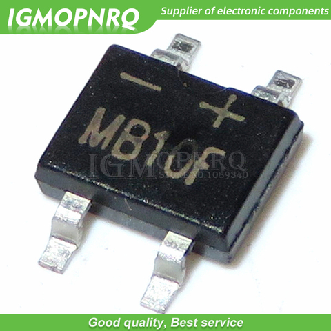 20 piezas MB10F SOP4 1000V SMD puente rectificador 1A MB10 Original nuevo envío gratis ► Foto 1/1