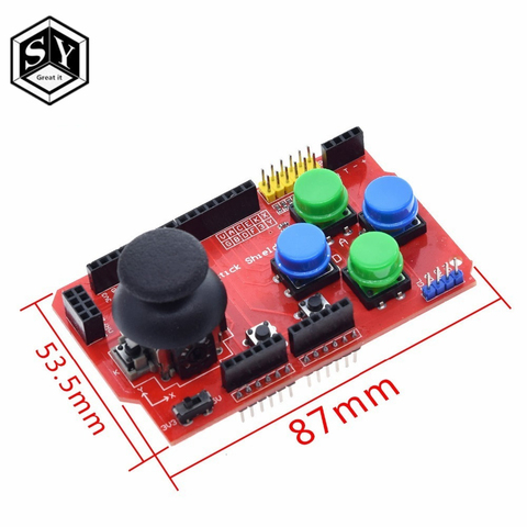 Protector de Joystick para Arduino, placa de expansión, teclado analógico y función de ratón, 1 Uds. ► Foto 1/6