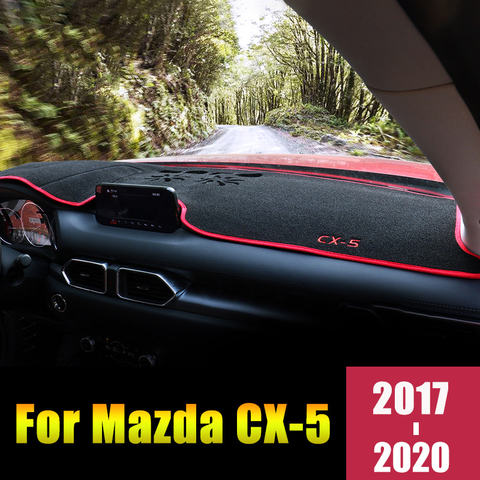 Para MAZDA CX-5 CX5 2012-2016 2017 2022 LHD/RHD alfombrillas para salpicadero de coche evitar almohadillas ligeras accesorios para alfombras ► Foto 1/6