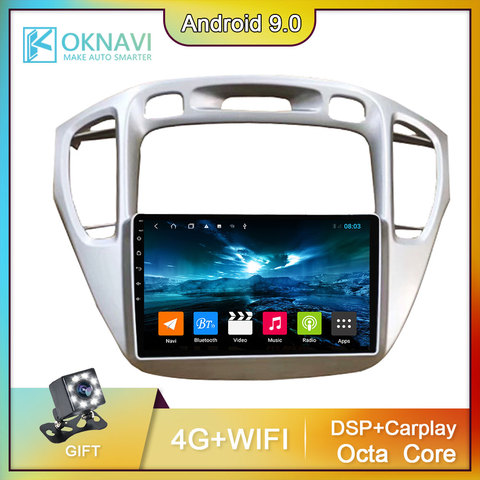 9 pulgadas Android 9,0 navegación GPS para Toyota Highlander 2001-2007 reproductor Multimedia WIFI DSP BT Radio SWC 2Din sin reproductor de DVD ► Foto 1/6