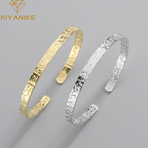 XIYANIKE-pulsera de plata de ley 925 para parejas, accesorio ajustable para fiesta ► Foto 1/5