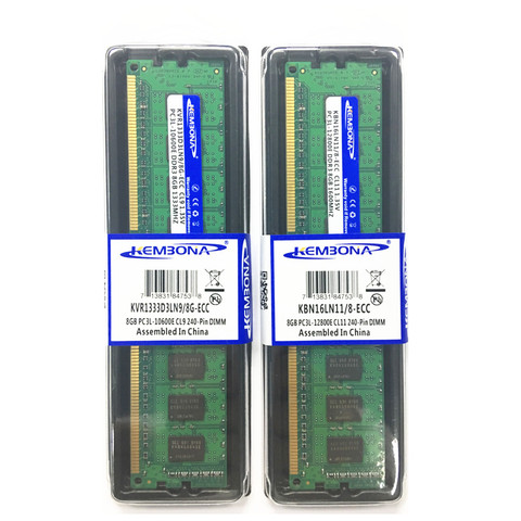 Envío Gratis DDR3 ecc 8G 18chips 1600mhz/1333mhz 1,35 v memoria Ram de bajo poder, ecc mejor precio ddr3 ecc ram ddr3 8gb ecc ► Foto 1/4