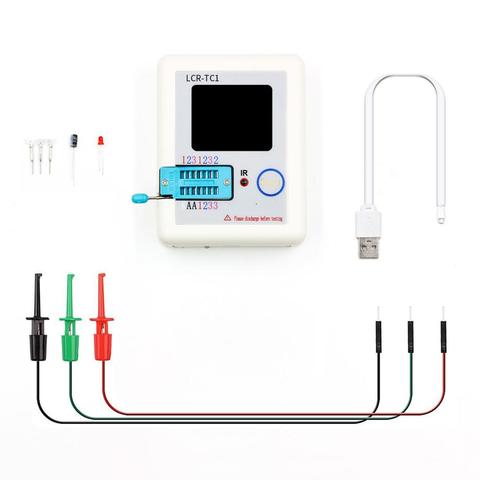 Probador de transistores TFT, diodo triodo, medidor de capacitancia LCR ESR NPN PNP MOSFET LCR-TC1 2017 pulgadas TFT, Envío Gratis, 3,5 ► Foto 1/6