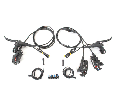 RisunMotor-Kits de frenos de disco hidráulico, eBike, con pinza de freno doble delantero, Kit de conversión de bicicleta eléctrica ► Foto 1/6