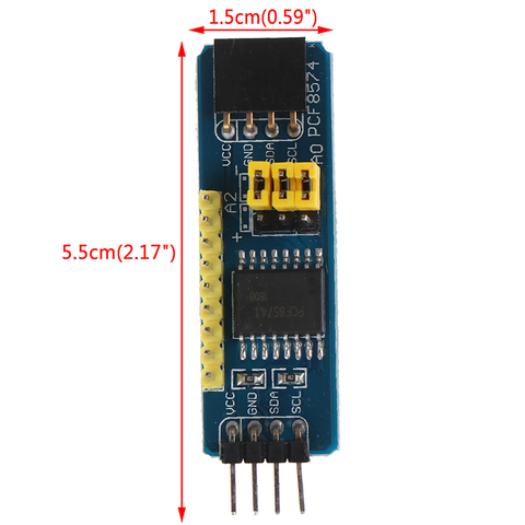 Módulo expansor de una pieza PCF8574 PCF8574T I2C 8 bits IO GPIO y Raspberry ► Foto 1/6