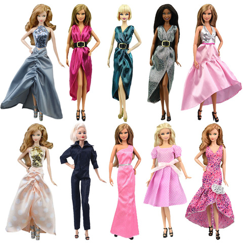 Muñeca 15 estilos Barbies moda ropa hecha a mano vestido de boda, medias para ruso DIY cumpleaños muñeca de juguete de niña regalos ► Foto 1/6