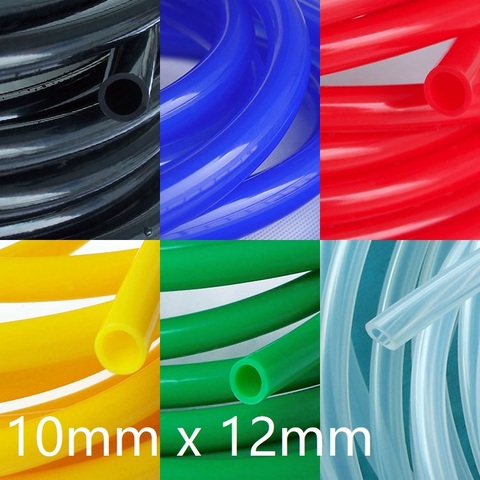 Tubo Flexible de silicona de grado alimenticio, manguera de goma no tóxica para agua y bebidas, Conector de tubo suave de 10mm x 12mm ► Foto 1/6