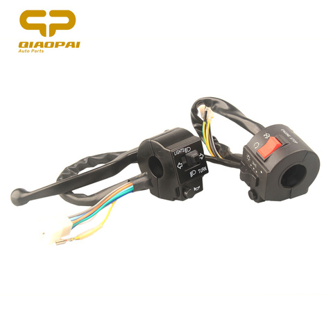 Interruptor de combinación de manillar de motocicleta interruptor de luz de giro interruptor de arranque de motor asiento izquierdo derecho para Suzuki GS125 GN125 moto ► Foto 1/6