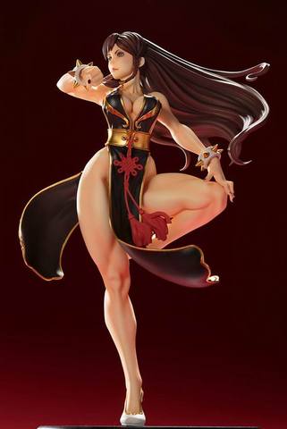 Estatua bishoujo CHUN LI disfraz de batalla PVC figura de acción juguetes de modelos coleccionables ► Foto 1/5