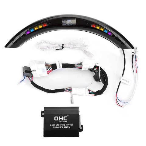 Pantalla LED con módulo inteligente, accesorio Universal para volante de rendimiento LED araba aksesuar ► Foto 1/6