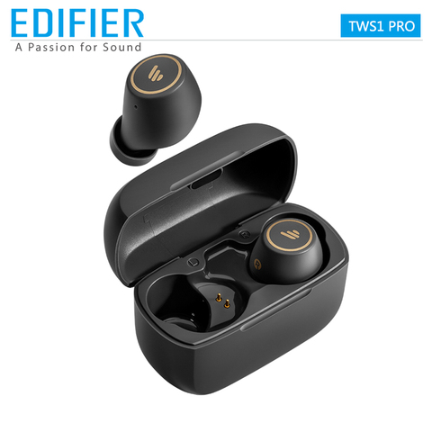 EDIFIER-auricular TWS1 Pro TWS, inalámbrico por Bluetooth V5.2, aptX, adaptable, 42 horas de reproducción, tipo C, carga rápida, sonido transparente ► Foto 1/6