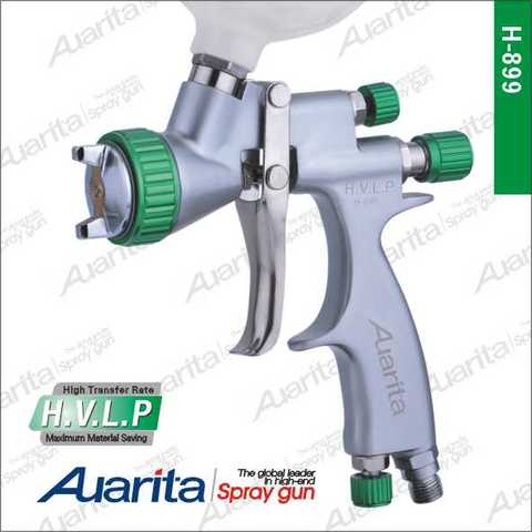 Auarita-PISTOLA DE PULVERIZACIÓN profesional, HVLP H-899, alimentación de gradivty, aerógrafo, pistola de pulverización de pintura, boquilla de 1,3mm, copa de 600cc para coches de pintura ► Foto 1/6