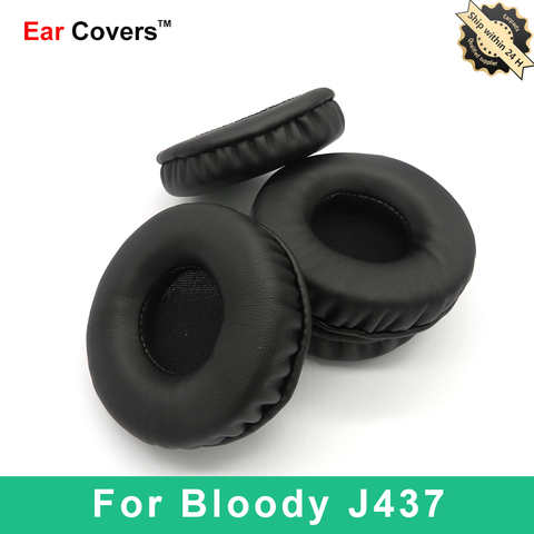 Almohadillas para los oídos para Bloody J437, almohadillas para los auriculares de repuesto, almohadilla para los oídos, espuma de esponja de cuero PU ► Foto 1/6