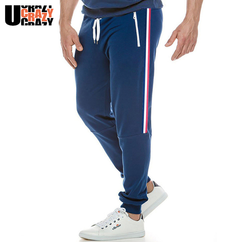 Ucarzy-pantalones informales de algodón para hombre, chándal, pantalones de chándal ajustados, para correr ► Foto 1/6