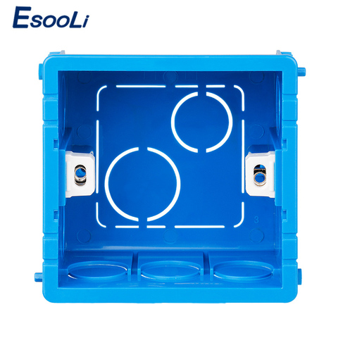 EsooLi-caja de montaje ajustable, Interruptor táctil para luz, Cassette interno de 86mm * 85mm * 50mm para Interruptor táctil de tipo 86 y enchufe ► Foto 1/6