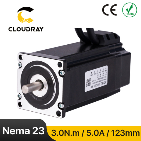 Cloudray-motor paso a paso Nema 23, paso a paso de bucle cerrado 3.0N servomotor. m 5.0A con codificador para fresadora de grabado CNC ► Foto 1/6