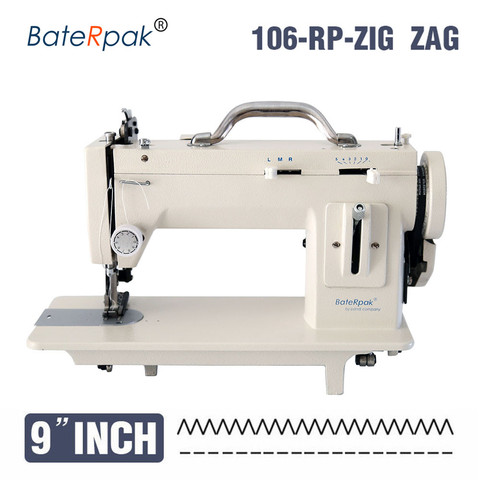 106-RP-Z brazo de 9 pulgadas de piel de BateRpak, cuero, ropa de caída espesa máquina de coser, función de stich inverso y zigzag, 220 V ► Foto 1/6