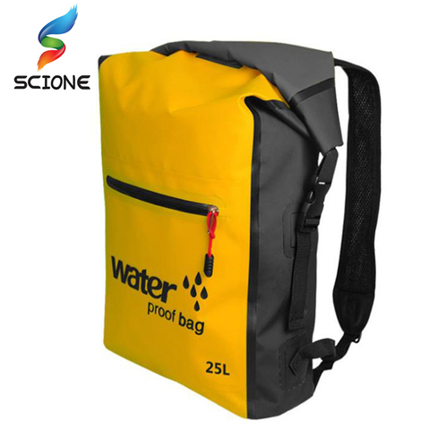 Bolsa de natación impermeable al aire libre de 25 L, mochila, bolsa de almacenamiento, bolsa de almacenamiento, bolsa de viaje impermeable para Rafting, deportes, kayak, canoa ► Foto 1/6