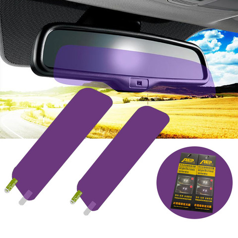 Espejo retrovisor Interior trasero Universal para coche, 1 Uds., película antirreflejos, Protector Nano para accesorios adhesivos para coches ► Foto 1/6